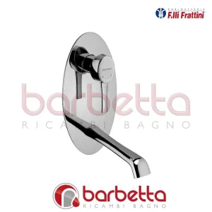 BATTERIA LAVABO A PARETE VERTICALE SENZA SCARICO DELIZIA FRATTINI 58035