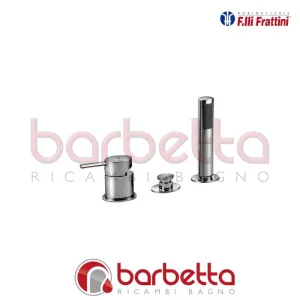 BATTERIA PER BORDO VASCA MONOCOMANDO SENZA BOCCA BRERA FRATTINI 59028