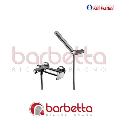 MONOCOMANDO ESTERNO PER VASCA CON DOCCIA DUPLEX FOSCA FRATTINI 86002