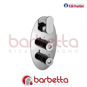 MISCELATORE INCASSO DOCCIA TERMOSTATICO 3 VIE FOSCA FRATTINI 86631