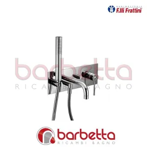 MONOCOMANDO INCASSO PER VASCA CON DOCCIA DUPLEX GINGO FRATTINI 45003