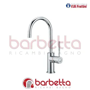 MONOCOMANDO LAVABO CANNA GIREVOLE CON SCARICO GINGO FRATTINI 45051