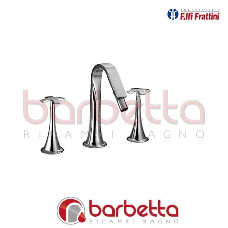GRUPPO PER BIDET A 3 FORI CON SCARICO LUCREZIA FRATTINI 62104