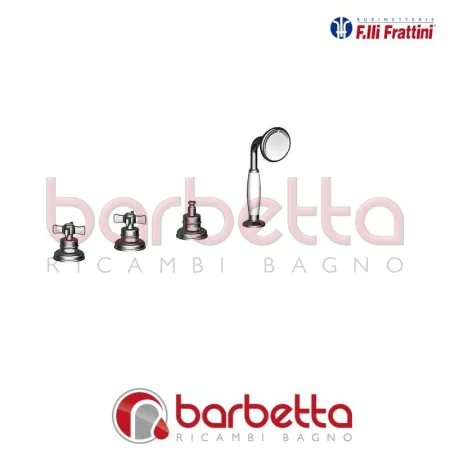 BATTERIA PER BORDO VASCA SENZA BOCCA MUSA FRATTINI 23028