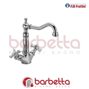 BATTERIA PER LAVABO CON BOCCA ANTICA E SCARICO MUSA FRATTINI 23864