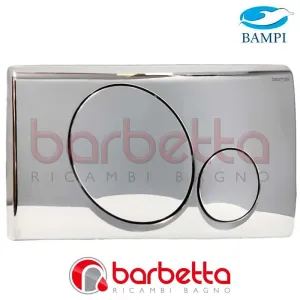 PLACCA DI RICAMBIO 2 TASTI VEGA CROMATA BAMPI CPLAC2TNC