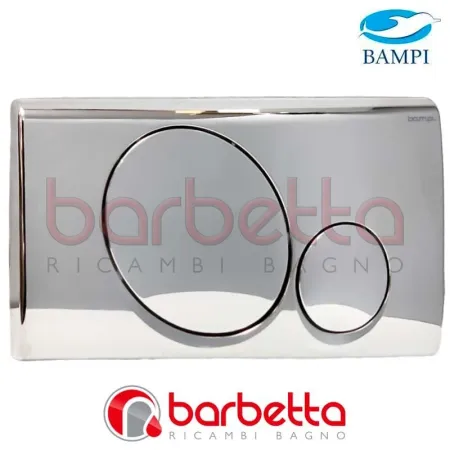 PLACCA DI RICAMBIO 2 TASTI VEGA CROMATA BAMPI CPLAC2TNC