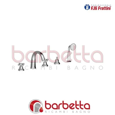 BATTERIA PER BORDO VASCA CON BOCCA LYBRADUE FRATTINI 34029