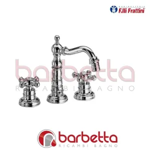 BATTERIA BIDET 3 FORI CON BOCCA ANTICA E SCARICO LYBRADUE FRATTINI 34105