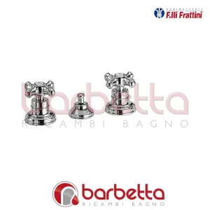 BATTERIA BIDET CON SCARICO LYBRADUE FRATTINI 34103