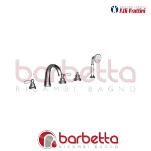 BATTERIA PER BORDO VASCA CON BOCCA LYBRA FRATTINI 33029