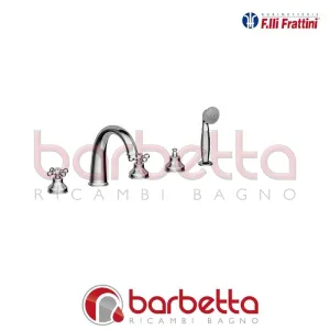 BATTERIA PER BORDO VASCA CON BOCCA DEDRA FRATTINI 21029