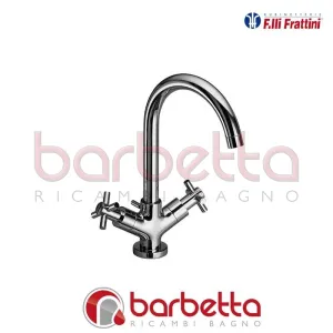 MONOFORO LAVABO BOCCA GIREVOLE CON SCARICO TESIS FRATTINI 51064