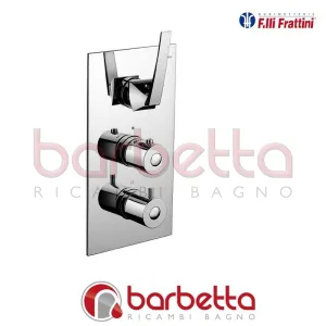 MISCELATORE INCASSO DOCCIA TERMOSTATICO 3 VIE LUCE FRATTINI 84631