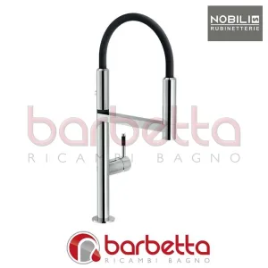 MISCELATORE LAVELLO CUCINA MOVE NICKEL SPAZZOLATO NOBILI MV92400/50IX