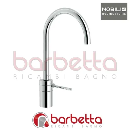 MISCELATORE MONOCOMANDO LAVELLO CUCINA PLUS CROMO NOBILI PL00113CR