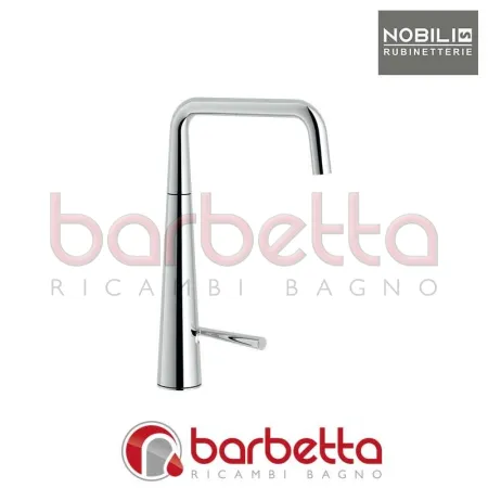 MISCELATORE MONOCOMANDO LAVELLO CUCINA CANNA GIREVOLE LIKID CROMO NOBILI LK00113CR