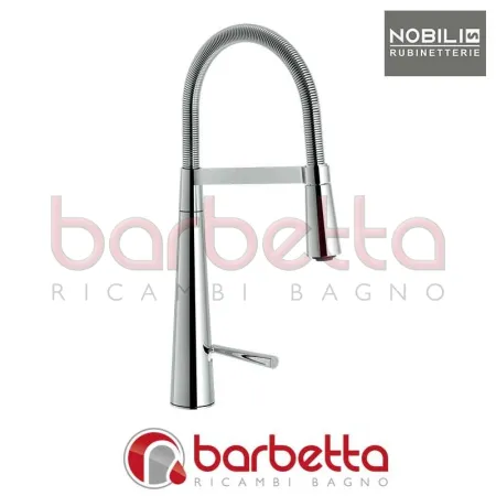 MISCELATORE LAVELLO CUCINA DOCCIA ESTRAIBILE LIKID CROMO NOBILI LK00300CR