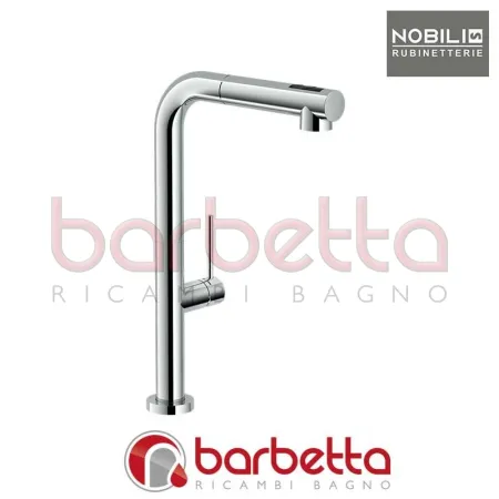 MISCELATORE LAVELLO CUCINA Ø30 DOCCIA ESTRAIBILE PULL OUT POP CROMO NOBILI PO108127CR