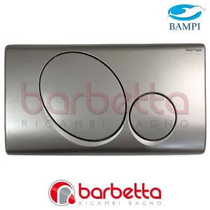 PLACCA DI RICAMBIO 2 TASTI VEGA SATINATA BAMPI CPLAC2TNS