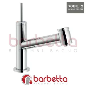 MISCELATORE LAVELLO DOCCIA ESTRAIBILE ACQUERELLI JOYSTICK CROMO NOBILI AJ93117CR