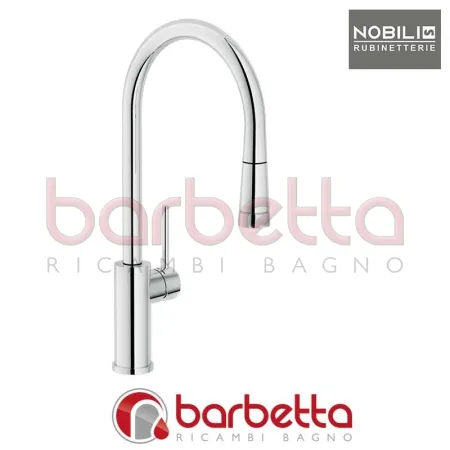 MISCELATORE LAVELLO DOCCIA ESTRAIBILE LUX CON LED SERIE WEB CROMO NOBILI WB00117/1CR