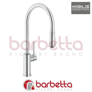 MISCELATORE LAVELLO DOCCIA ESTRAIBILE LIKID SENZA LED SERIE WEB CROMO NOBILI WB00117/2CR