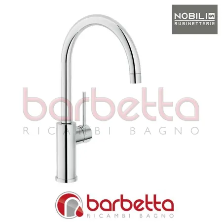 MISCELATORE MONOC. LAVELLO CUCINA CANNA GIREVOLE WEB CROMO NOBILI WB00113CR