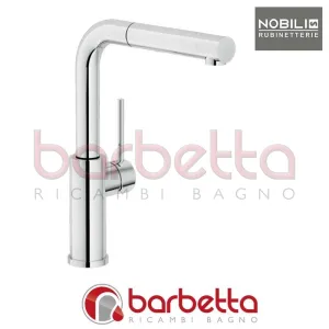 MISCELATORE LAVELLO DOCCIA ESTRAIBILE MONOGETTO CANNA DIAM. 30 WEB CROMO NOBILI WB00127CR