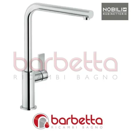 MISCELATORE LAVELLO CUCINA STAMPATO CARTUCCIA Ø28 CANNA GIREVOLE Ø22 FLAG CROMO NOBILI FL96133CR