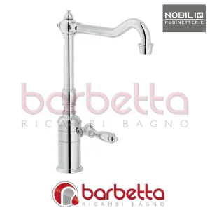 MISCELATORE LAVELLO CUCINA CANNA GIREVOLE CARTUCCIA ASSIALE CROMO NOBILI CH75113CR