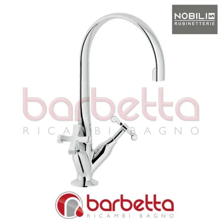 RUBINETTO TRADIZIONALE MONOFORO LAVELLO CARLOS 1° CROMO NOBILI CP217CR