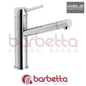 MISCELATORE LAVELLO CUCINA CANNA GIREVOLE Ø42,5 SERIE SNOW CROMO NOBILI SN00713CR