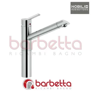 MISCELATORE MONOCOMANDO LAVELLO CANNA ALTA C ANELLO OZ LEVA T2 CROMO NOBILI OZ113/1HT2CR