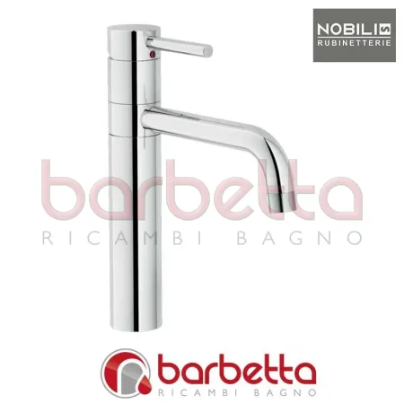 MISCELATORE MONOFORO LAVELLO CANNA BACINELLA OZ LEVA T5 CROMO NOBILI OZ713/T5CR