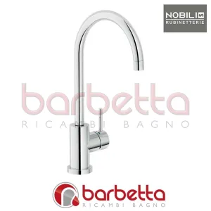 MISCELATORE LAVELLO CANNA GIREVOLE OZ LEVA T7 BIANCO OPACO NOBILI OZ133/T7WM