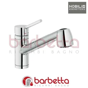 MISCELATORE LAVELLO DOCCIA ESTRAIBILE ACTIS LEVA OZ T8 CROMO NOBILI CU117/3T8CR