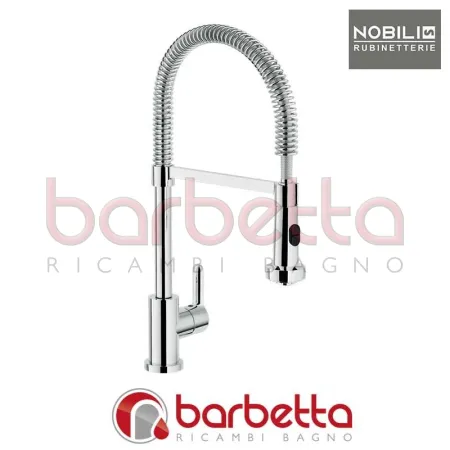 MISCELATORE LAVELLO DOCCETTA 2 FUNZIONI PULL-DOWN SERIE ABC CROMO NOBILI AB87300/3CR