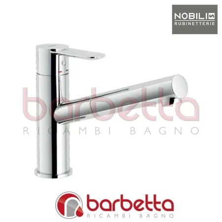MISCELATORE LAVELLO DOCCIA ESTRAIBILE MONOGETTO SAND CROMO NOBILI SA99117CR
