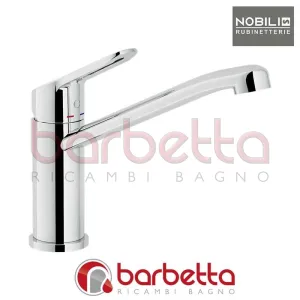 MISCELATORE MONOCOMANDO LAVELLO CUCINA GIREVOLE 360° SERIE NEW ROAD CROMO NOBILI RD00113/25CR