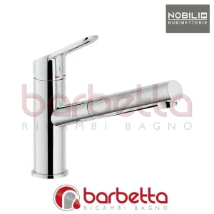 MISCELATORE LAVELLO DOCCIA ESTRAIBILE SERIE NEW ROAD CROMO NOBILI RD00117CR
