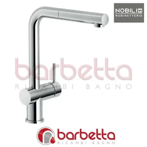 MISCELATORE MONOCOMANDO LAVELLO CUCINA CANNA GIREVOLE SOTTOFINESTRA SERIE LIVE CROMO NOBILI LV00117/71CR