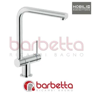 MISCELATORE LAVELLO CUCINA SOTTOFINESTRA CARTUCCIA Ø28 MINIMALISTA ACQUERELLI CROMO NOBILI AQ93114CR