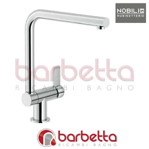 MISCELATORE LAVELLO CUCINA SOTTOFINESTRA CARTUCCIA Ø28 MINIMALISTA FLAG NICKEL SPAZZOLATO NOBILI FL96114IX