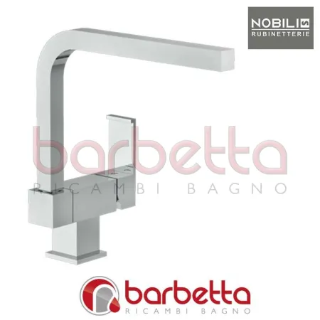 MISCELATORE LAVELLO CUCINA SOTTOFINESTRA QUADRO SERIE MIA CROMO NOBILI MI102114CR
