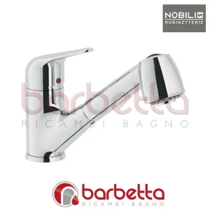 MISCELATORE LAVELLO DOCCIA ESTRAIBILE MISTRAL LEVA JUNIOR BASSA PRESSIONE CROMO NOBILI BP16117/--JCR