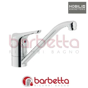 MISCELATORE LAVELLO CANNA C ANELLO BALTIC BASSA PRESSIONE LEVA PUFFO CROMO NOBILI BP11113/1-SCR