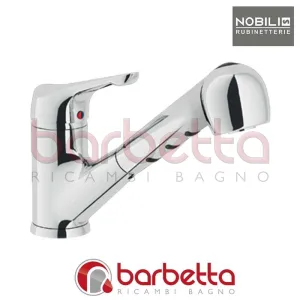 MISCELATORE LAVELLO BASSA PRESSIONE DOCCIA ESTRAIBILE MACRO SKIPPER CROMO NOBILI BP11117/5-SCR