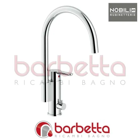 MISCELATORE LAVELLO CANNA GIREVOLE SERIE ABC CROMO NOBILI AB87133/10CR