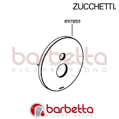 PIASTRA 2 FORI ZETASYSTEM TONDA ZUCCHETTI R97859